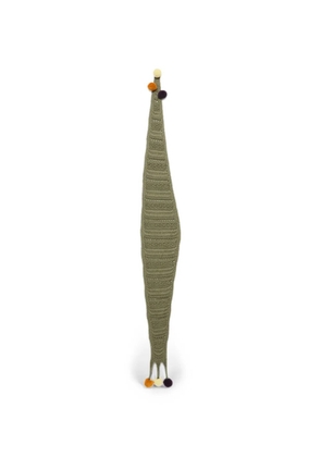 JW Anderson pom-pom-embellished scarf - Green
