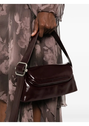 Osoi buckle-detail leather tote bag - Red