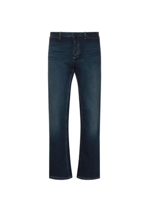 Gucci faded-effect straight-leg jeans - Blue