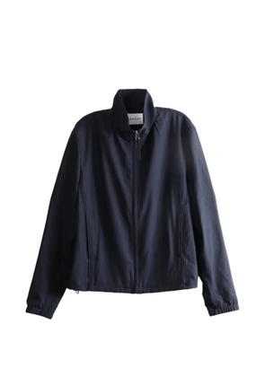 Givenchy pinstripe-pattern high-neck jacket - Blue