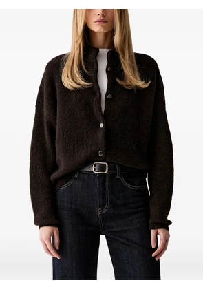 Gestuz AlphaGZ ribbed-knit cardigan - Brown