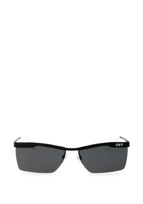 Off-White rectangle semi-rim sunglasses - Black