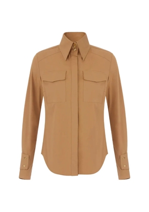 Elisabetta Franchi cotton shirt with pockets - Neutrals