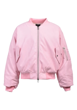 BREATH zip-up bomber jacket - Pink