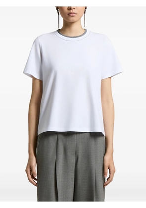 Peserico layered-detail T-shirt - White