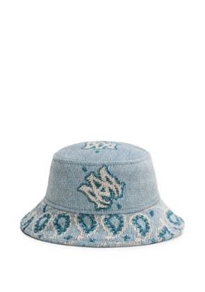 AMIRI Paisley MA Blanket bucket hat - Blue