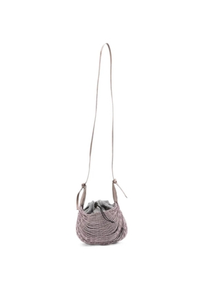 Mariana Mendez Bowl cage-effect shoulder bag - Grey