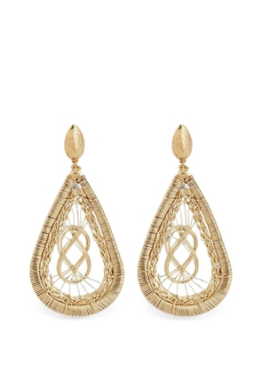 Gas Bijoux Tojo Filea braided drop earrings - Gold