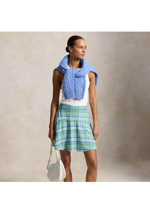 Plaid Long Skort