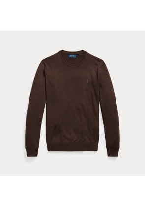 Slim Fit Washable Wool Crewneck Jumper