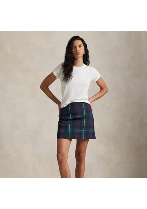 Plaid Performance Long Skort