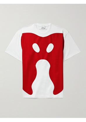 Burberry - Printed Cotton-Jersey T-Shirt - Men - White - S