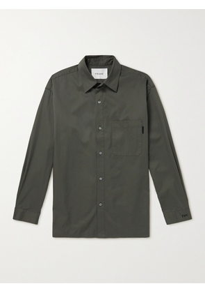 FRAME - Cotton-Poplin Shirt - Men - Green - XS