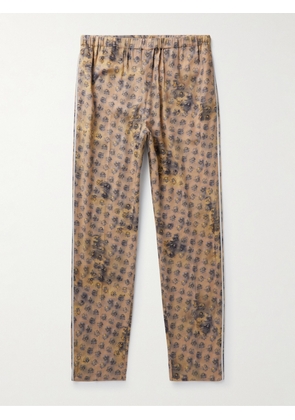 Acne Studios - Paveli Straight-Leg Floral-Print Twill Trousers - Men - Neutrals - IT 44