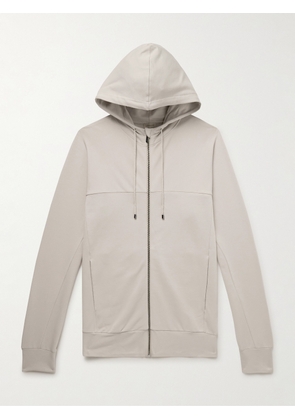 Zimmerli - Stretch-Modal and Cotton-Blend Jersey Zip-Up Hoodie - Men - Neutrals - S
