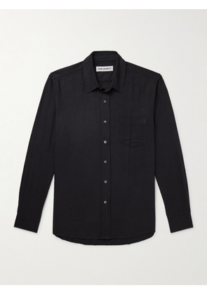 Our Legacy - Pigment-Dyed Silk Shirt - Men - Black - IT 44