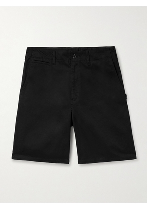 Neighborhood - Wide-Leg Cotton-Twill Shorts - Men - Black - S