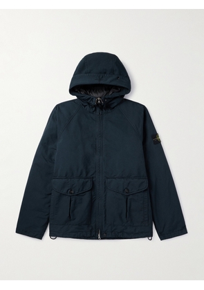 Stone Island - Logo-Appliquéd David-TC Hooded Down Jacket - Men - Blue - S