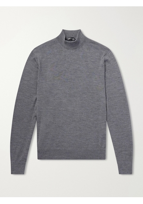 TOM FORD - Wool Rollneck Sweater - Men - Gray - IT 46