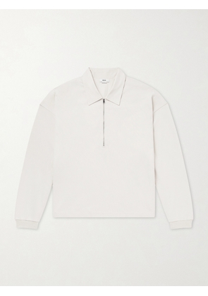 AGOLDE - Darius Cotton-Jersey Polo Shirt - Men - Neutrals - XS