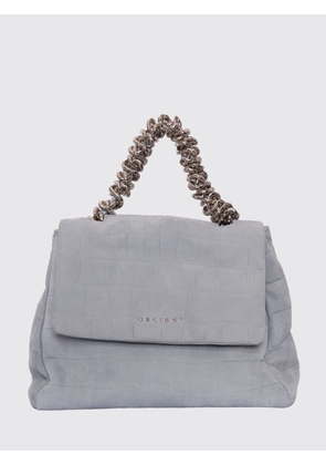 ORCIANI Sveva Handbag in Crocodile Print Calfskin Leather