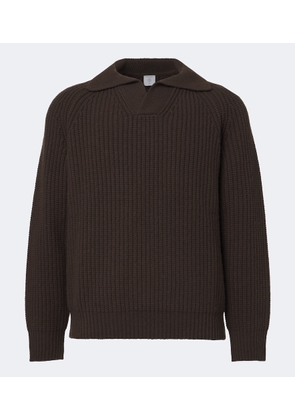Eleventy Wool and cashmere polo sweater