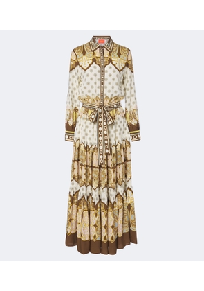 La DoubleJ Bellini printed voile shirt dress