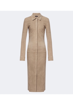 Stouls Becky suede shirt dress