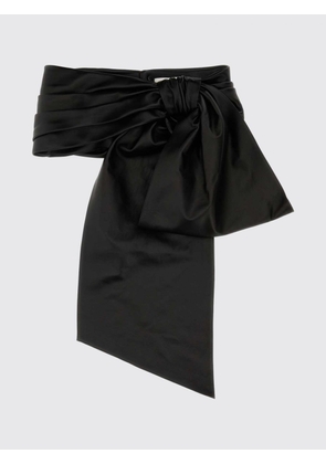 CHLOÉ Leather Belt with Knot Detail and Button Closure
