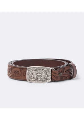 RRL Coleman leather belt