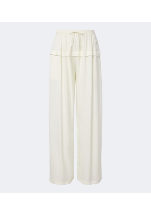 Alaia Crepe wide-leg pants
