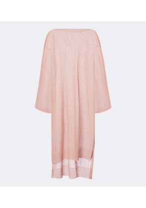 Alaia Knitted linen and silk kaftan