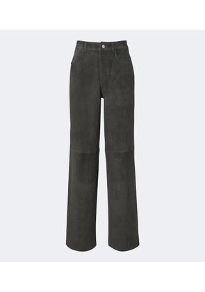 Stouls Mytheo suede wide-leg pants