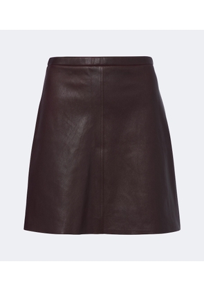 Stouls Lucie leather miniskirt
