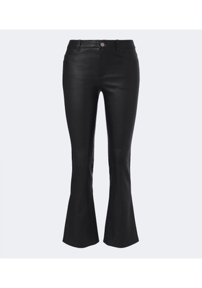 Stouls Dean flared leather pants