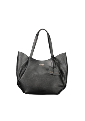 Guess Jeans Nero Poliuretano Women Handbag