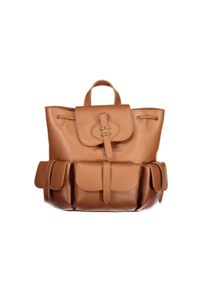 Coccinelle Brown Leather Backpack