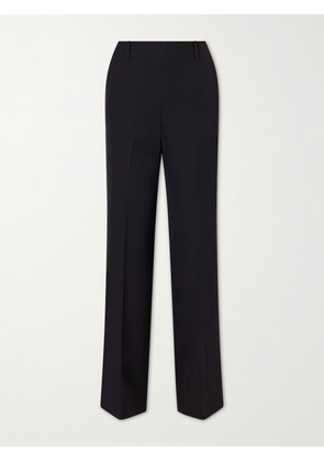 KHAITE - Grenare Virgin Wool Straight-leg Pants - Black - US0,US2,US4,US6,US8,US10,US12