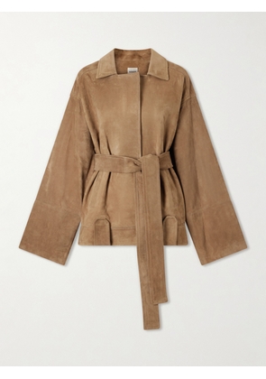 KHAITE - Alder Suede Jacket - Neutrals - x small,small,medium,large