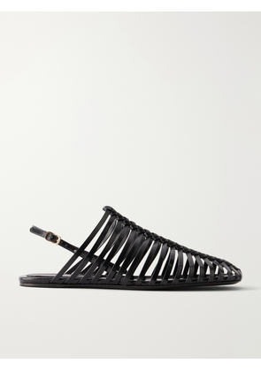 Dries Van Noten - Leather Braided Ballet Flats - Black - IT35,IT36,IT37,IT37.5,IT38,IT38.5,IT39,IT39.5,IT40,IT41