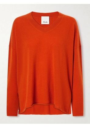 Allude - Cashmere Sweater - Orange - xx small,x small,small,medium,large,x large