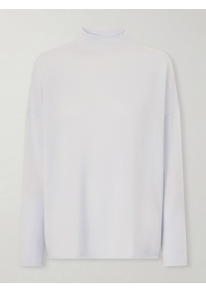 Allude - Cashmere Turtleneck Sweater - Blue - xx small,x small,small,medium,large,x large