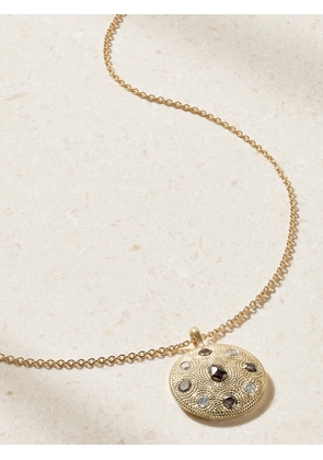 De Beers London - Talisman Medal 18-karat Gold Diamond Necklace - One size