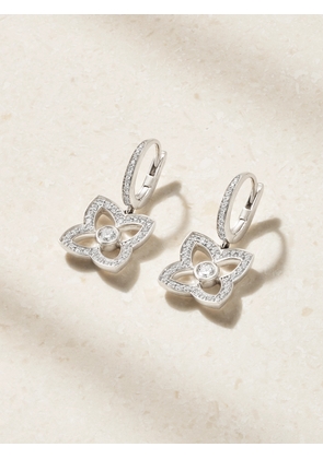 De Beers London - Lotus By De Beers 18-karat White Gold Diamond Earrings - One size