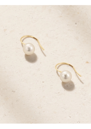 Mizuki - 14-karat Gold Pearl Earrings - One size