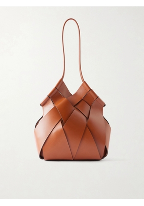 Ulla Johnson - Charlotte Woven Leather Shoulder Bag - Brown - One size