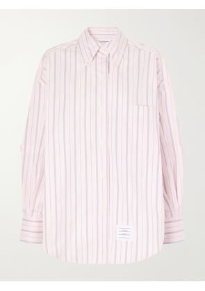 Thom Browne - Striped Cotton-poplin Shirt - Pink - IT38,IT40,IT42,IT44,IT46,IT48