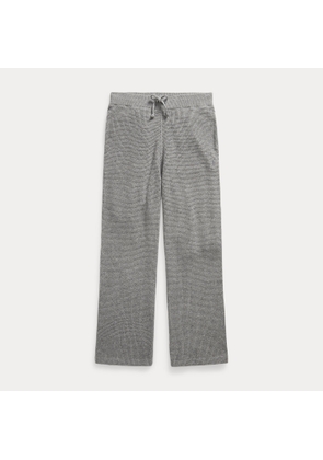 Waffle-Knit Wool-Cotton Trouser
