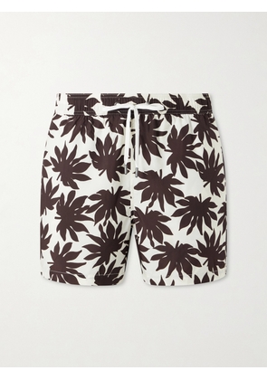 Onia - Charles Straight-Leg Printed Swim Shorts - Men - Brown - S
