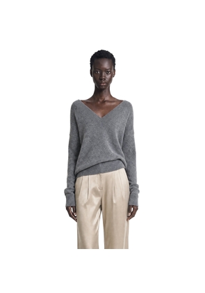 Off-the-shoudler V-Neck Top
